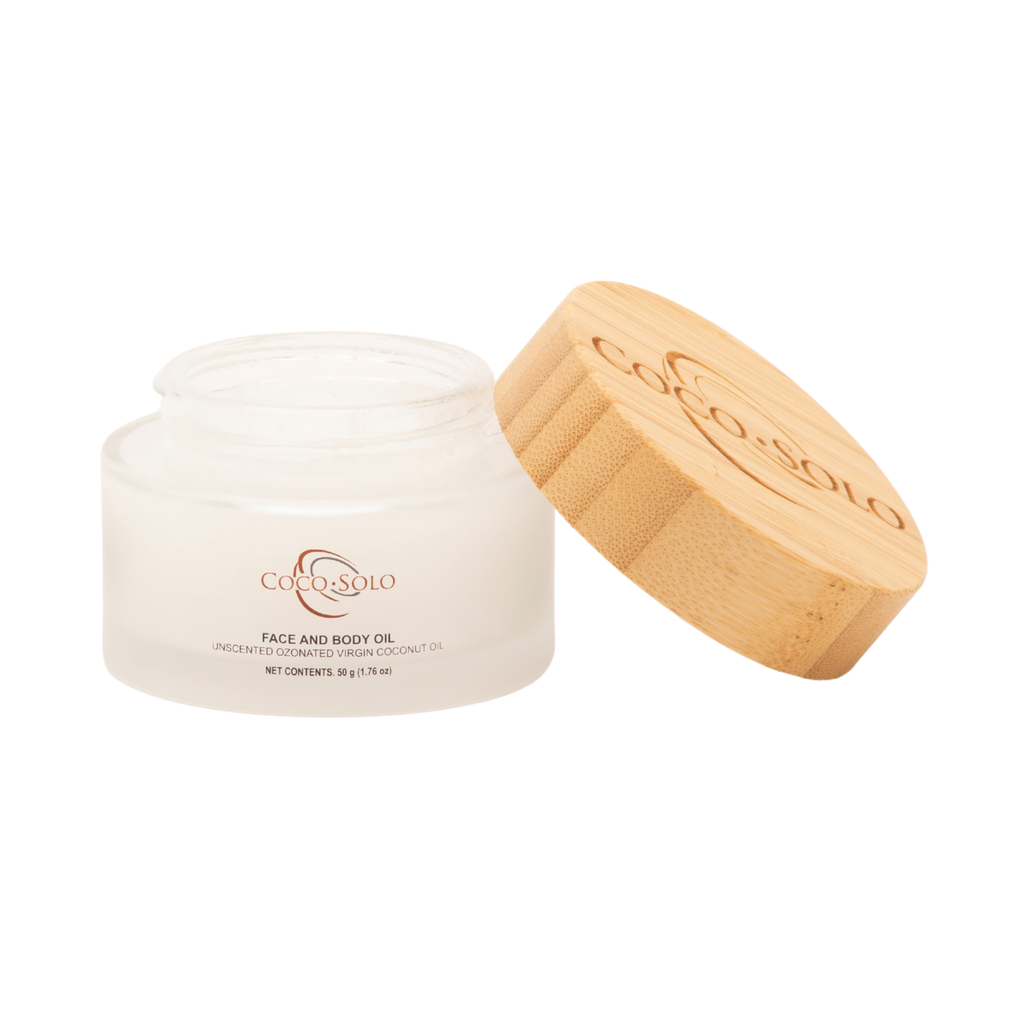 Coco Solo Unscented Ozonated Coconut Oil Face Oil