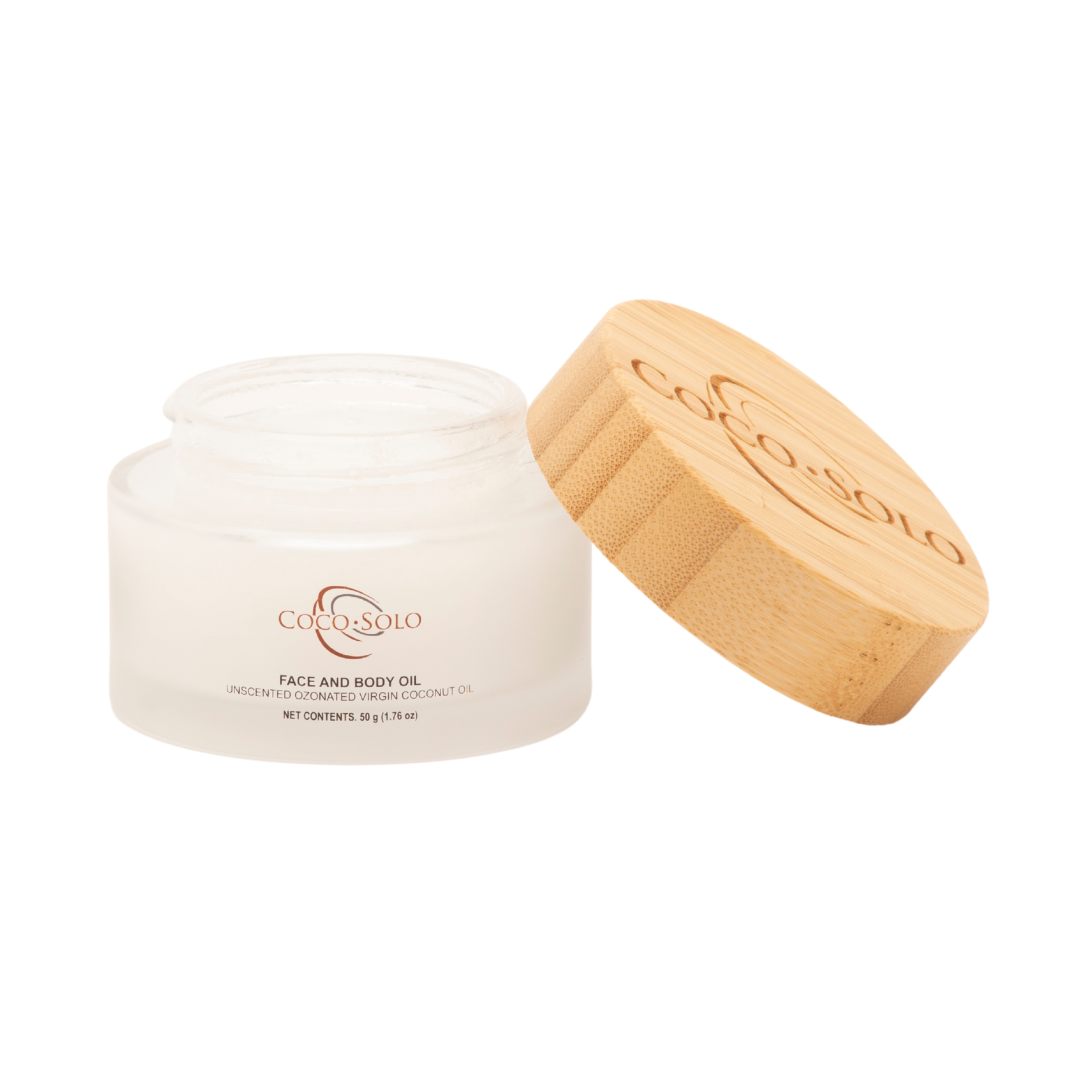 Coco Solo Unscented Ozonated Coconut Oil Face Oil
