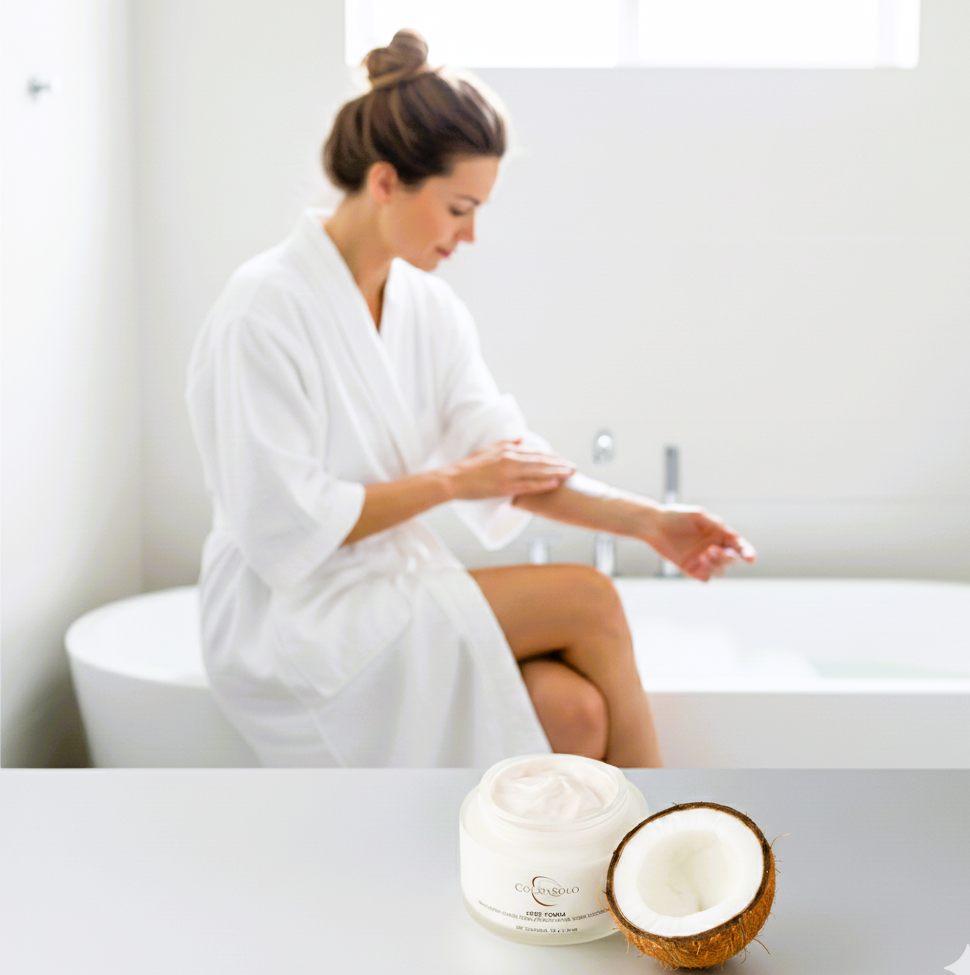 Coco Solo Vanilla Scented Ozonated Coconut Oil Body Cream