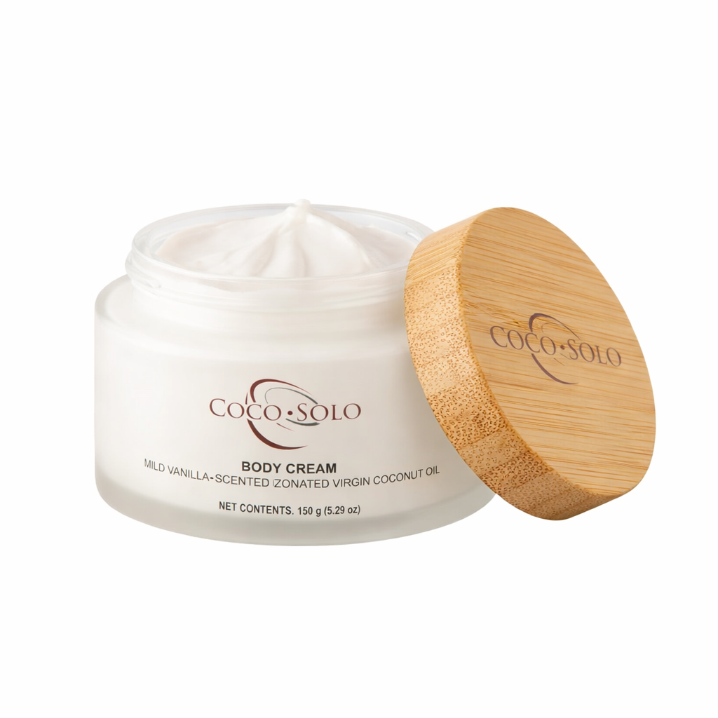 Coco Solo Lemongrass Scented Ozonated Coconut Oil Body Cream